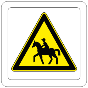 Passage de chevaux